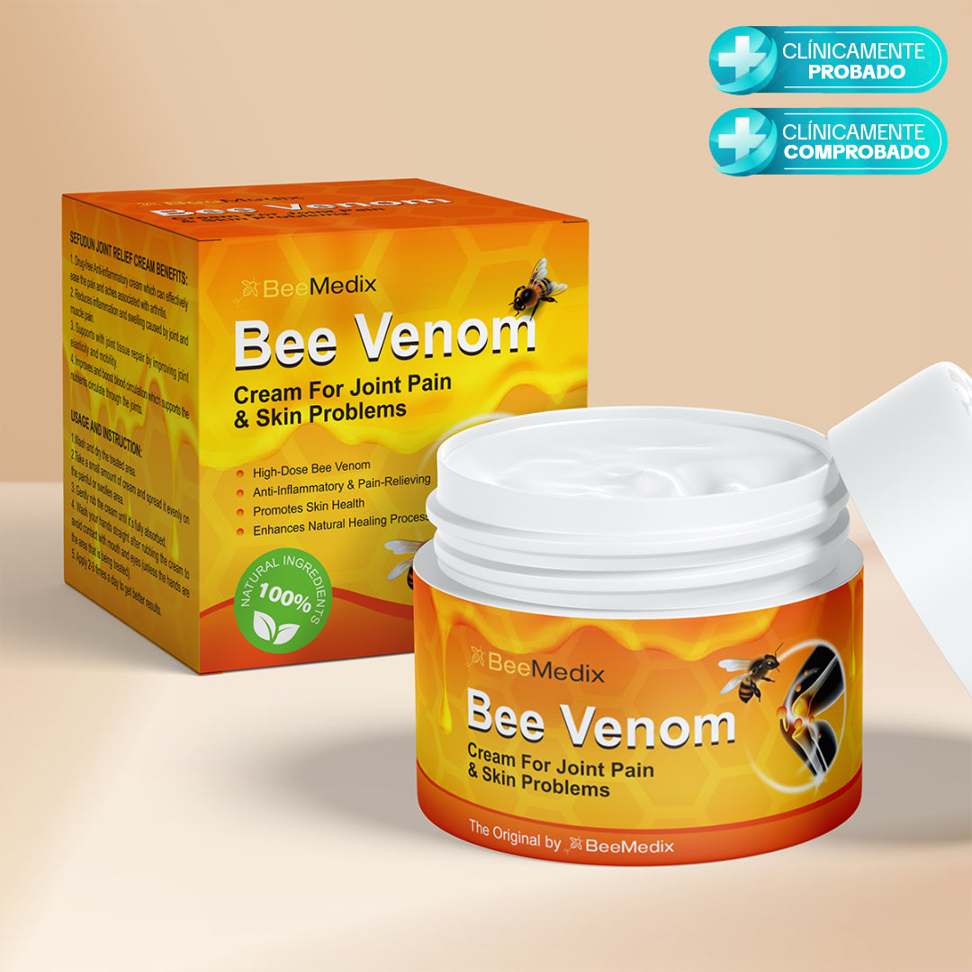 Crema Bee Venom | Para Dolores Articulares y Problemas de Piel