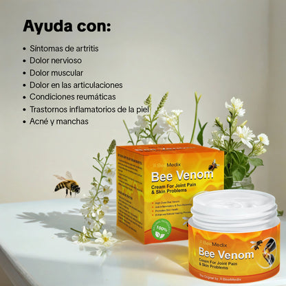 Crema Bee Venom | Para Dolores Articulares y Problemas de Piel