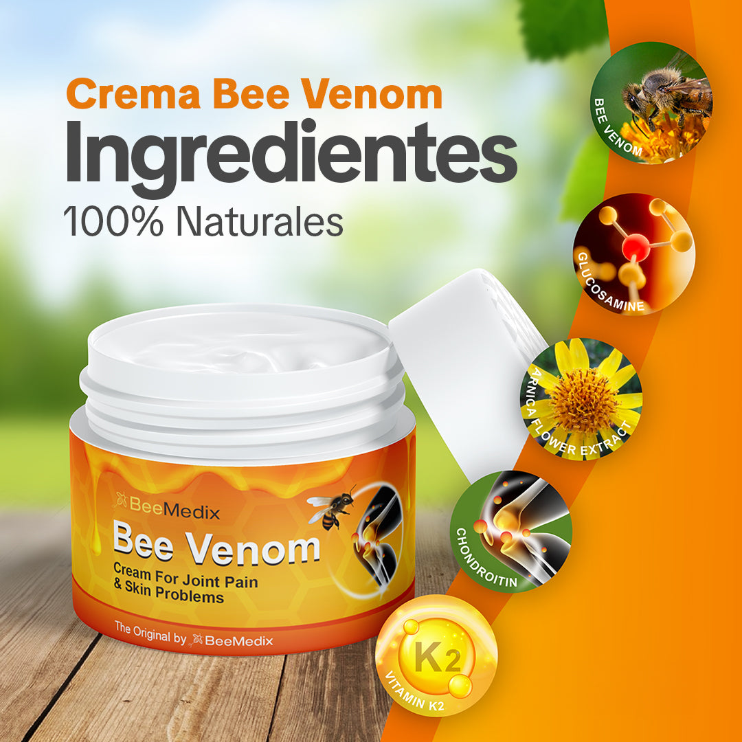 Crema Bee Venom | Para Dolores Articulares y Problemas de Piel