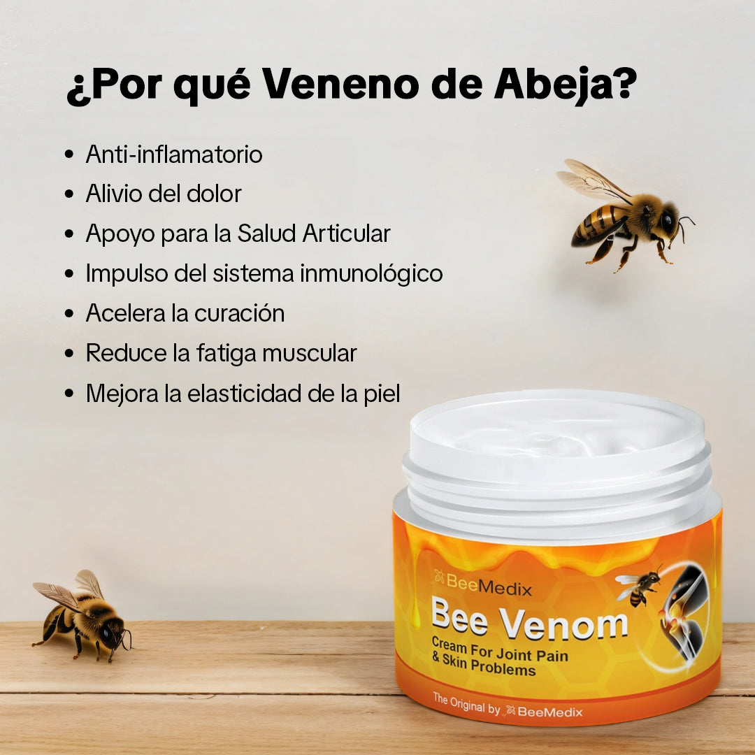 Crema Bee Venom | Para Dolores Articulares y Problemas de Piel